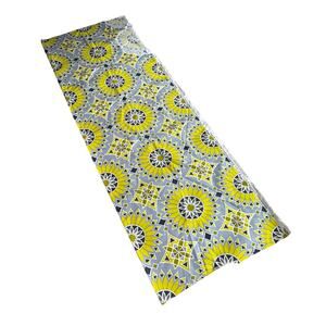 Trina Turk 'Soliel LA' fabric yardage sturdy canvas yellow gray geometric print